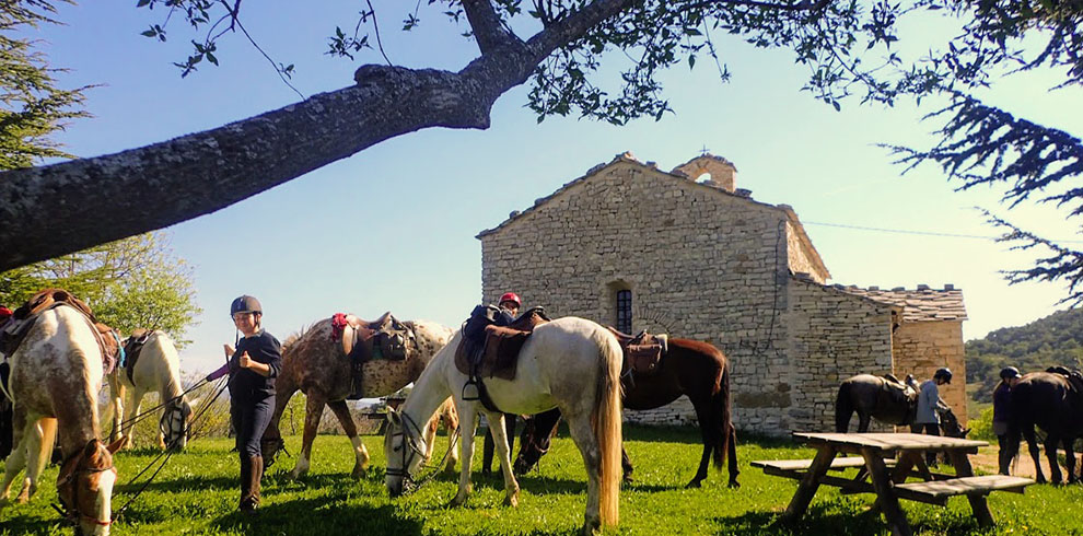 Rando Cheval en Haute Provence (France)